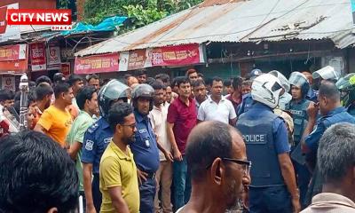 সাদুল্লাপুরে বিএনপির দুই গ্রুপের সংঘর্ষ, দলীয় কার্যালয় ভাঙচুর