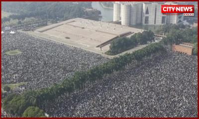 খালেদা জিয়ার জানাজা ঘিরে সংসদ এলাকা জনসমুদ্র