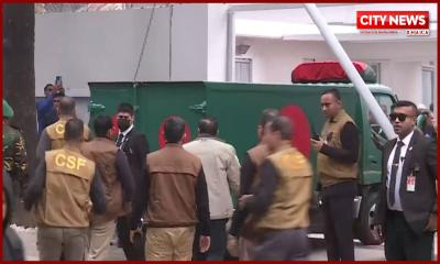 শেষ বারের মত ‘ফিরোজায়’ নেওয়া হয়েছে খালেদা জিয়ার মরদেহ