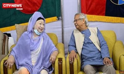 প্রধান উপদেষ্টার সঙ্গে খালেদা জিয়ার একান্ত বৈঠক