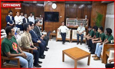 প্রধানমন্ত্রীর সঙ্গে স্বর্ণপদকজয়ী অলিম্পিয়াড শিক্ষার্থীদের সাক্ষাৎ