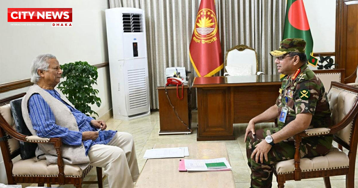 অন্তর্বর্তী সরকারকে পূর্ণ সহযোগিতার আশ্বাস সেনাপ্রধানের
