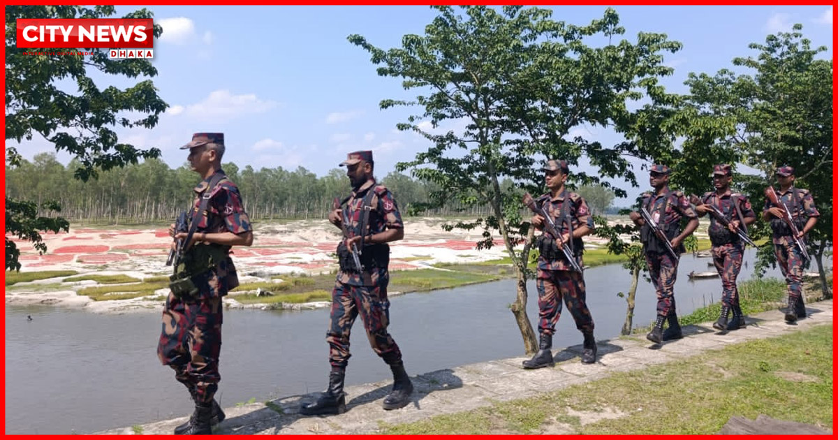 পঞ্চগড় সীমান্তে সতর্ক বিজিবি,  অনুপ্রবেশ ঠেকাতে  সতর্কতা জারি