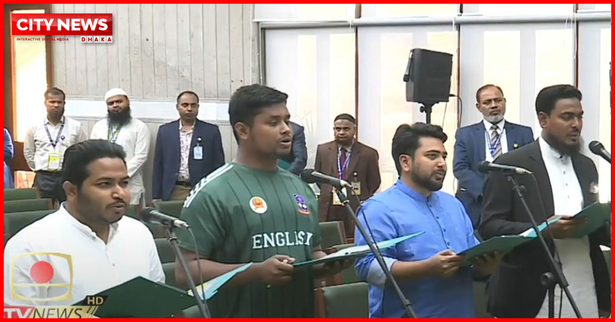 শপথ নিলেন এনসিপির ৬ এমপি