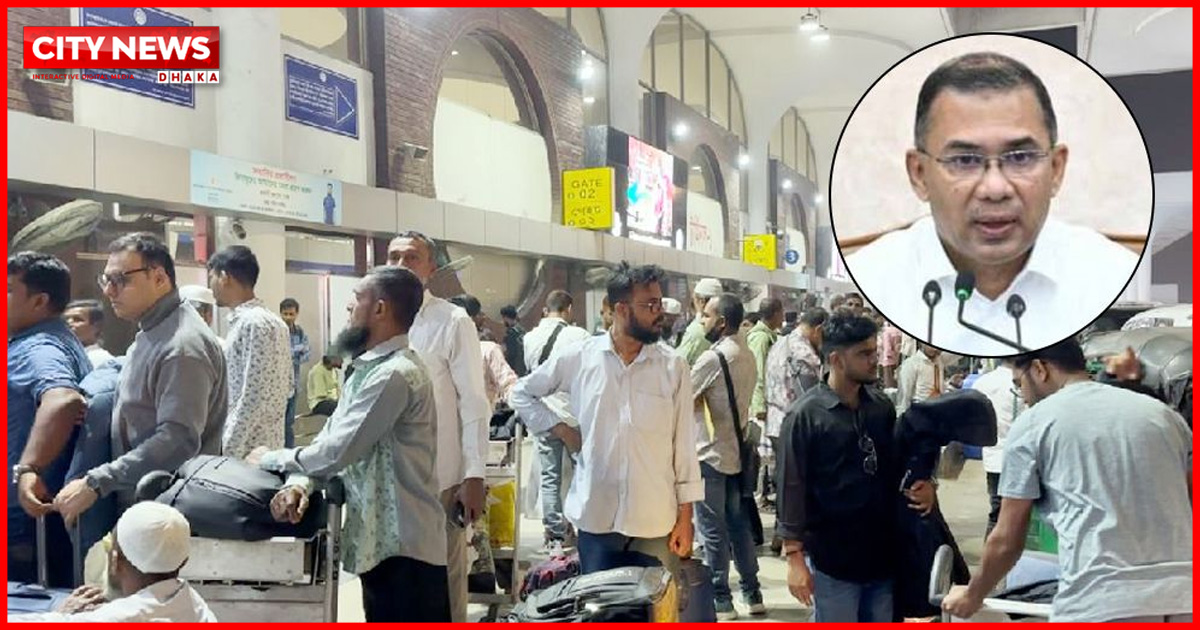 হাজারো যাত্রী বিমানবন্দরে আটকা, খোঁজ নিলেন তারেক রহমান