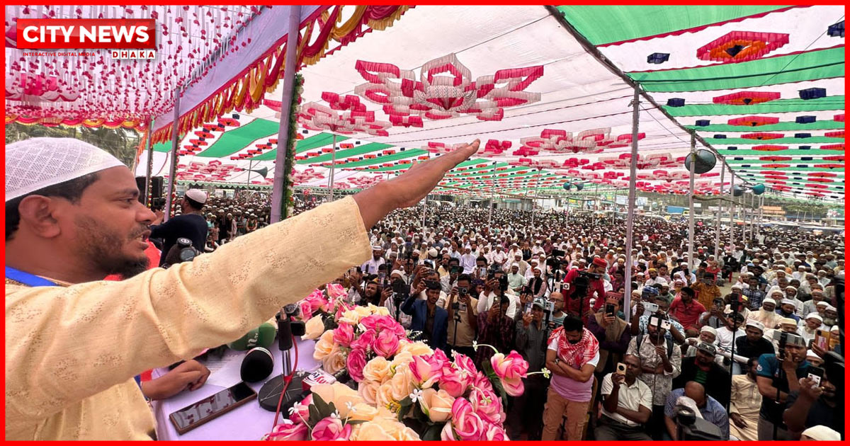 বাউফল পাবলিক মাঠে শুকরিয়া সমাবেশে জনসমুদ্র