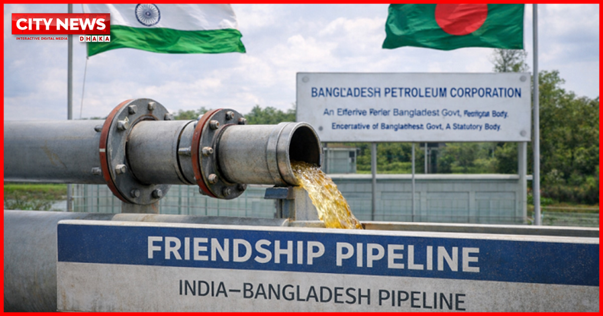 পাইপলাইনে ভারত থেকে ৫ হাজার মেট্রিক টন ডিজেল দেশে পৌঁছেছে