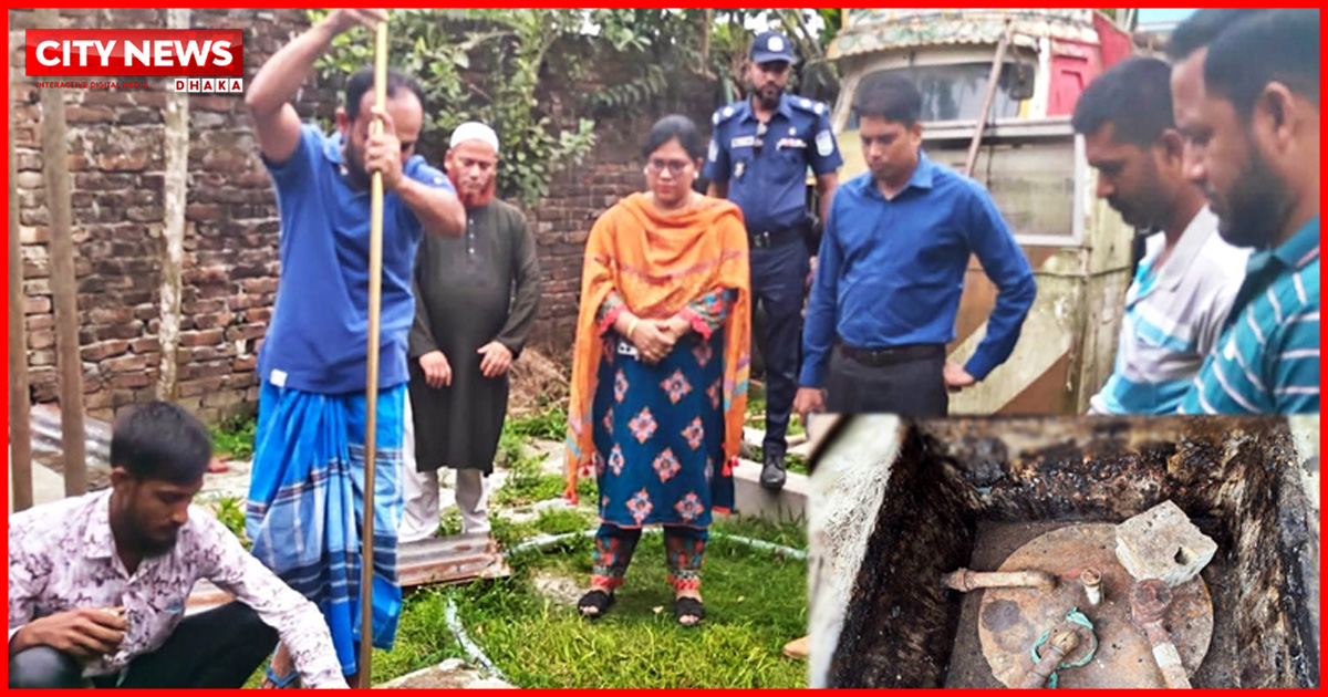 মাটির নিচে বিশেষভাবে নির্মিত ট্যাংক থেকে ২৩ হাজার লিটার জ্বালানি জব্দ