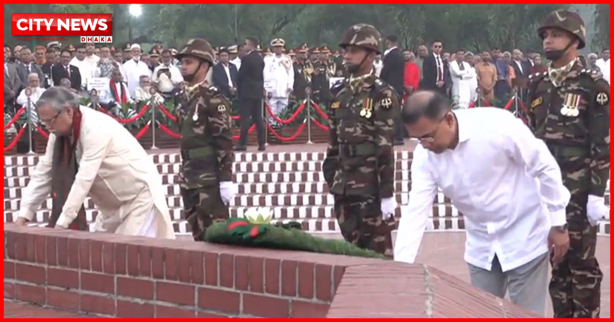 স্বাধীনতা দিবসে জাতীয় স্মৃতিসৌধে রাষ্ট্রপতি ও প্রধানমন্ত্রীর শ্রদ্ধা