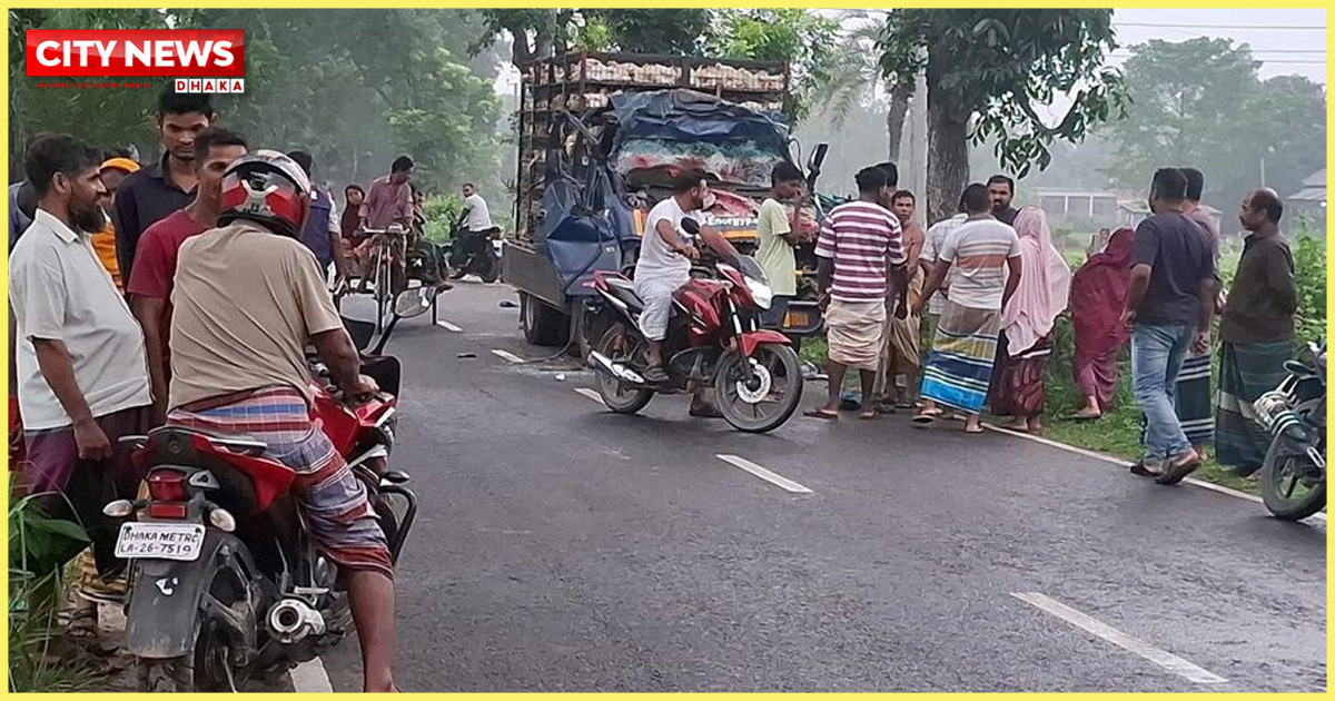 টাঙ্গাইলে দাঁড়িয়ে থাকা ট্রাকের পেছনে আরেক ট্রাকের ধাক্কা, নিহত ৪