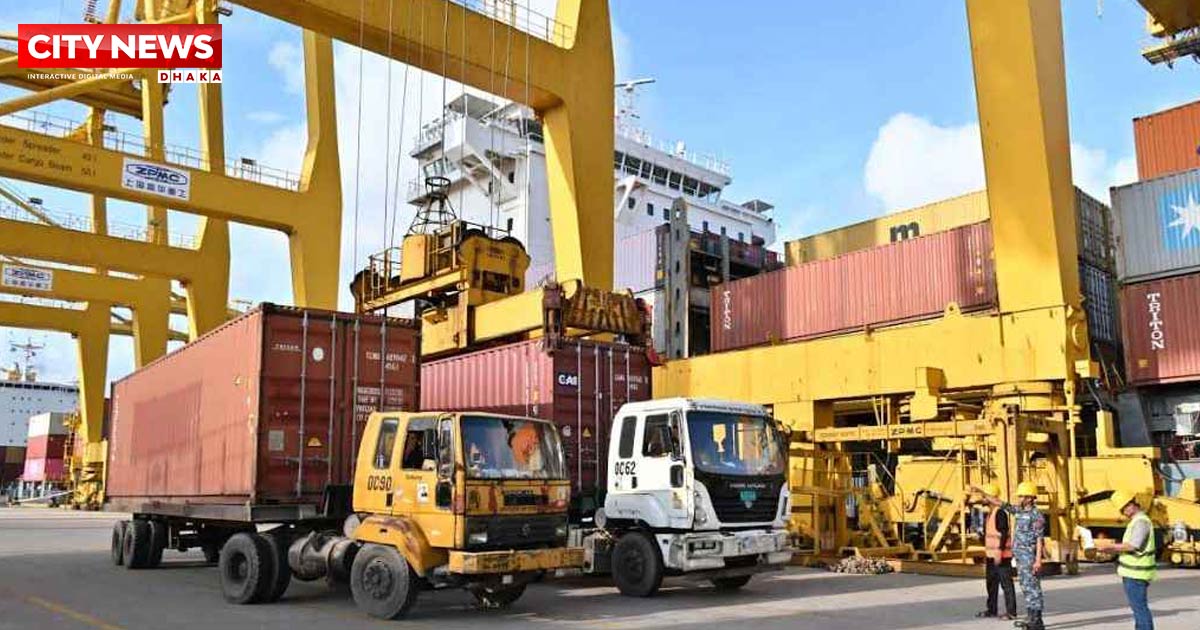 চট্টগ্রাম বন্দরের এনসিটিতে একদিনে রেকর্ড কনটেইনার হ্যান্ডলিং
