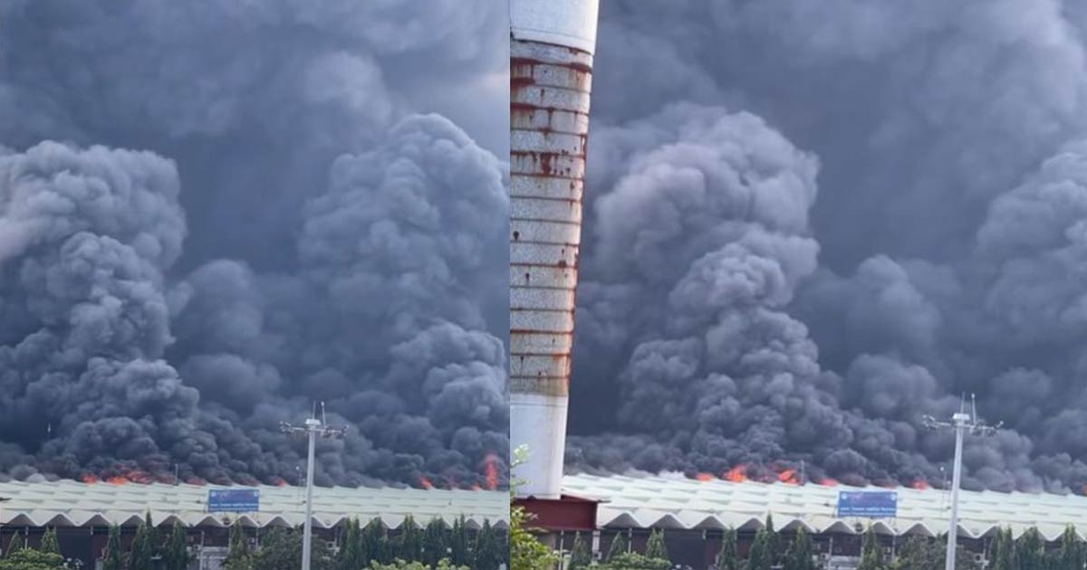 শাহজালাল বিমানবন্দরে আগুনের সূত্রপাত যেখান থেকে
