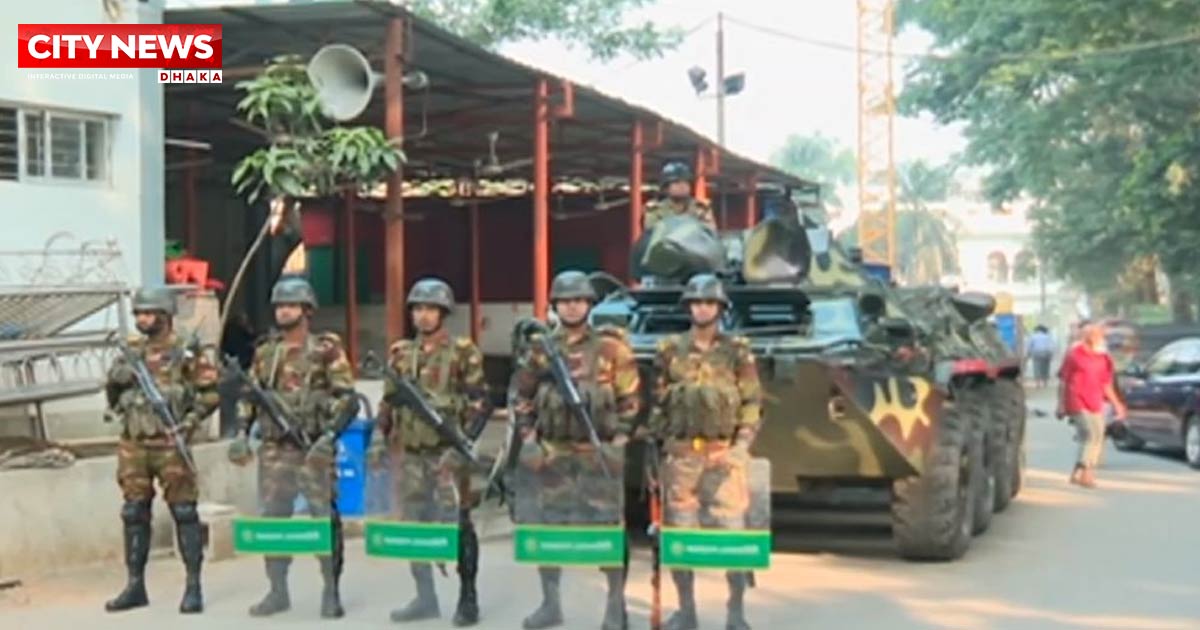 রাজধানীতে নিরাপত্তা জোরদার, গুরুত্বপূর্ণ স্থানে পুলিশ, র‍্যাব ও বিজিবি মোতায়েন