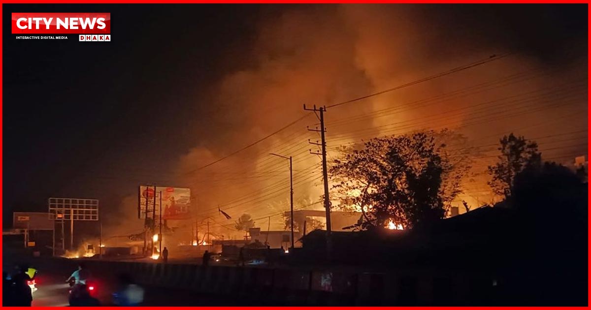 কক্সবাজারে গ্যাস পাম্পে ভয়াবহ বিস্ফোরণ, দগ্ধ ৯