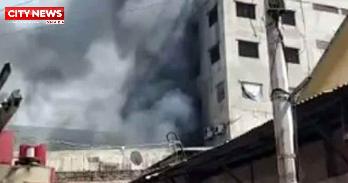 মিরপুরে গার্মেন্টস ও কেমিক্যাল গোডাউনে আগুন