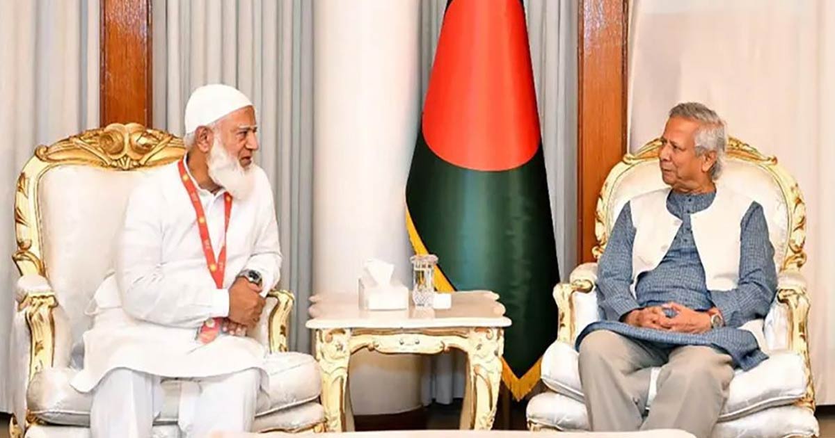 প্রধান উপদেষ্টার সঙ্গে বৈঠকে জামায়াত নেতারা