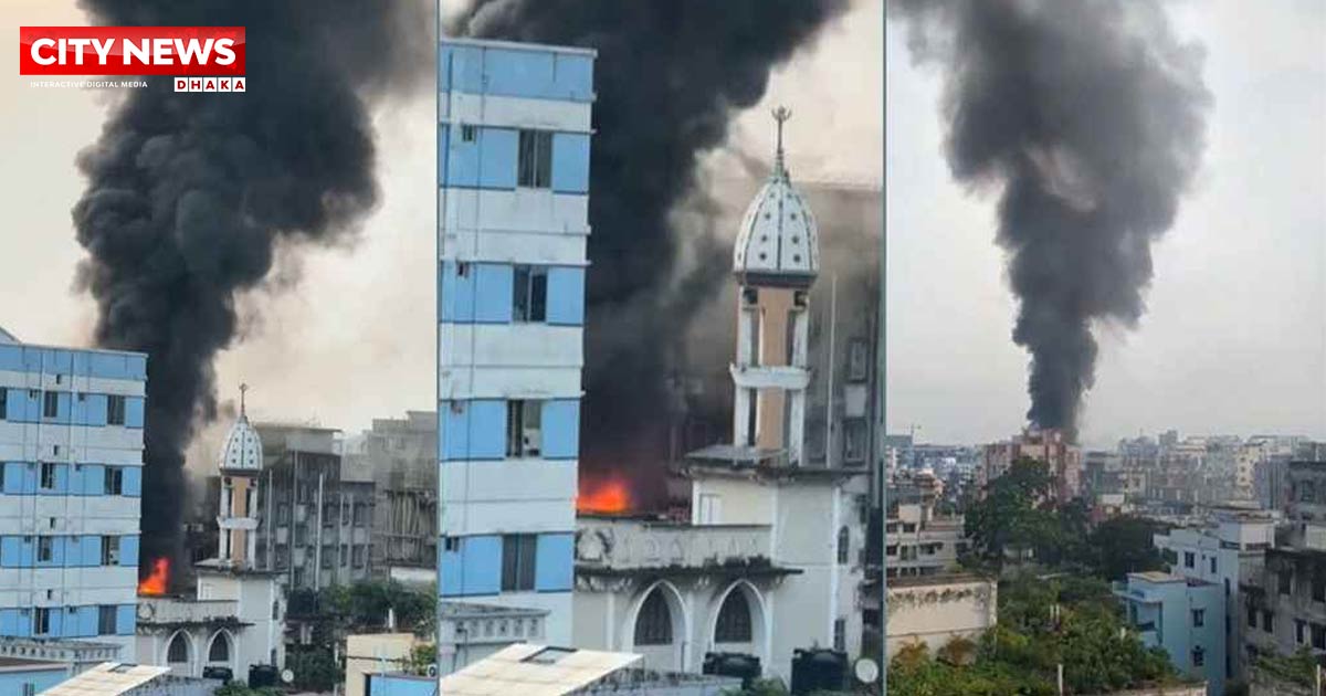 রাজধানীর শেওড়াপাড়ায় ভবনে আগুন, নিয়ন্ত্রণে ৩ ইউনিট