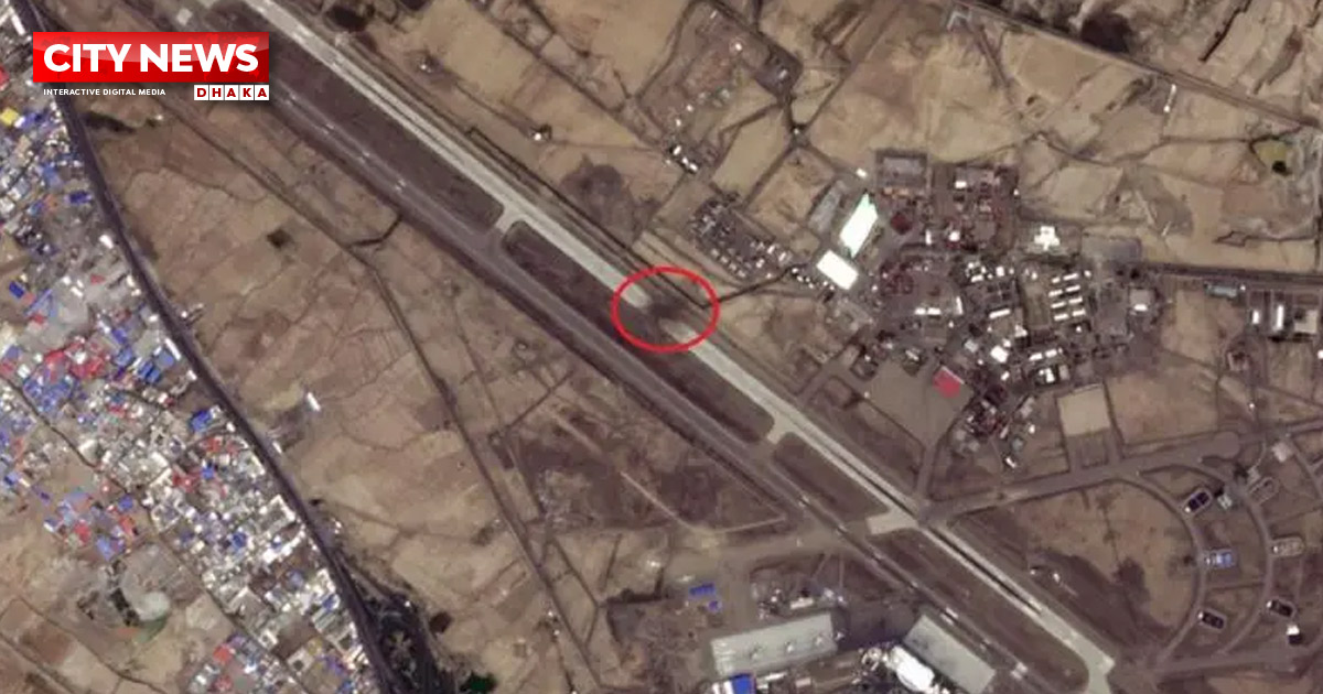 স্যাটেলাইট ছবিতে ইরানের বিমানঘাঁটির ক্ষয়ক্ষতির চিত্র