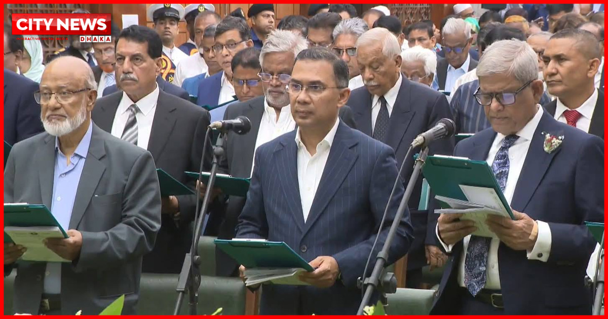 শপথ নিলেন বিএনপির নবনির্বাচিত সংসদ সদস্যরা