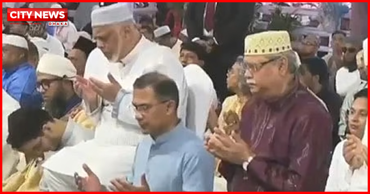 ঈদের প্রধান জামাত অনুষ্ঠিত, অংশ নেন রাষ্ট্রপতি ও প্রধানমন্ত্রী