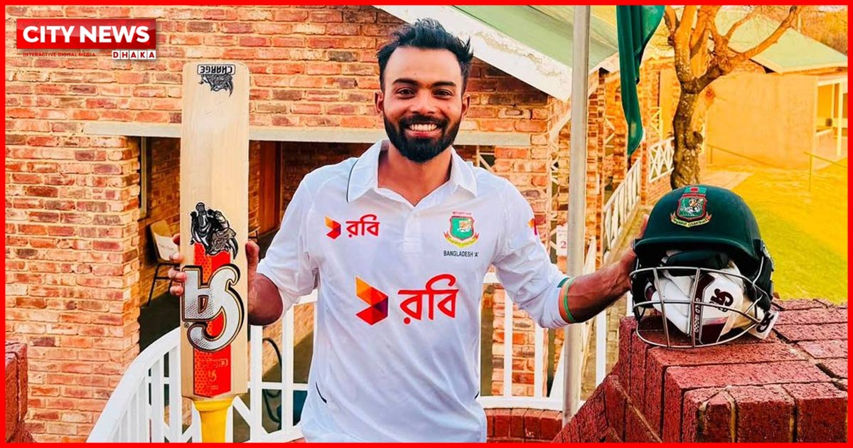 বাংলাদেশের বিশ্বজয়ের মাঠে হৃদয়ের ট্রিপল সেঞ্চুরি
