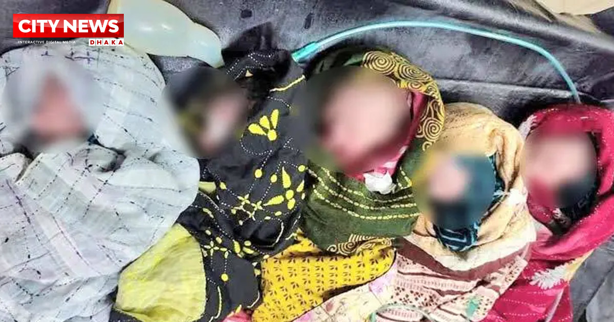 একসঙ্গে পাঁচ সন্তানের জন্ম দিলেন গৃহবধূ, সবাই সুস্থ