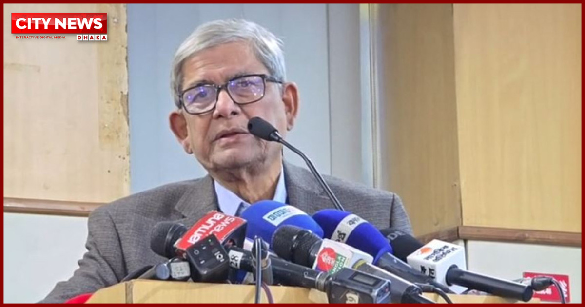 বাংলাদেশের রাজনীতিতে একটা বিশাল শূন্যতা সৃষ্টি হলো : মির্জা ফখরুল