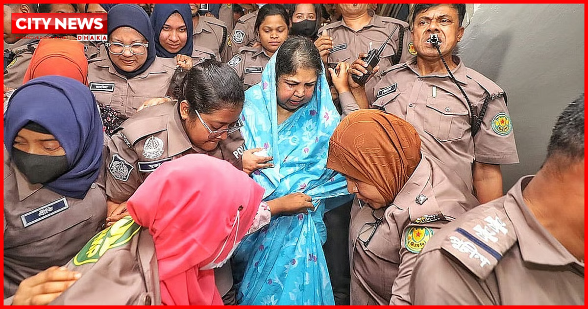 কাশিমপুর কারাগার থেকে জামিনে মুক্ত সাবেক স্পিকার শিরিন শারমিন চৌধুরী