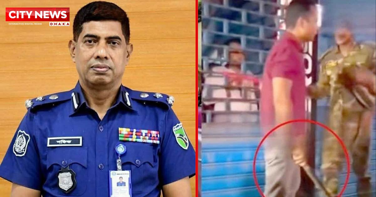 মেরুন রঙের পোশাক পরিহিত যুবক ডিবির কেউ নয়: ডিএমপির ডিবিপ্রধান