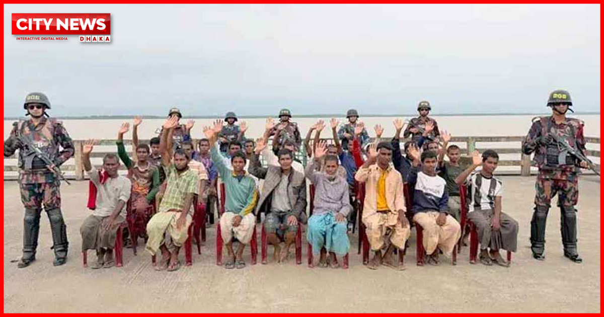মিয়ানমারে আটক ১৮ বাংলাদেশিকে ফেরত আনল বিজিবি 