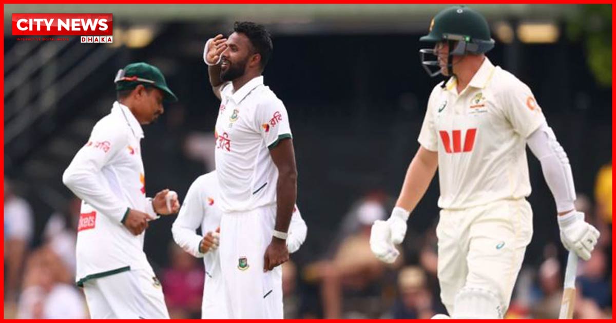 ইবাদত-তাসকিনের জোড়া আঘাত, ষষ্ঠ উইকেট হারাল অস্ট্রেলিয়া