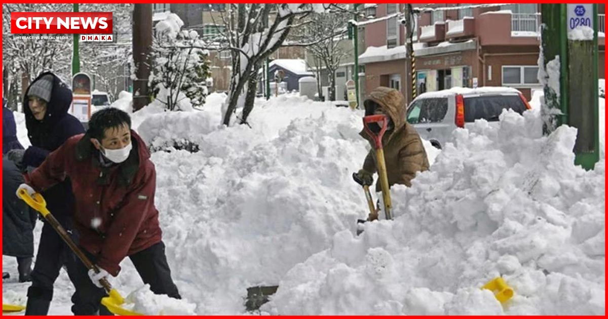 জাপানে ভারি তুষারপাতে ৩০ জনের প্রাণহানি