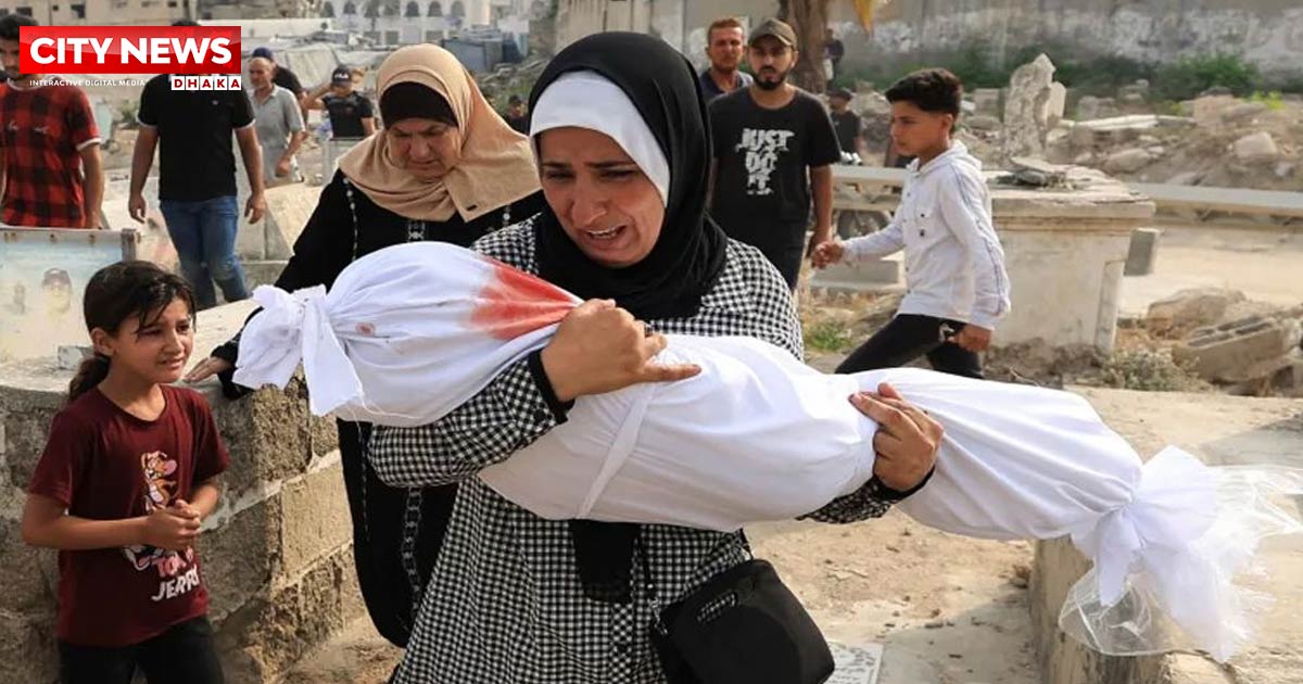 গাজায় ইসরাইলি হামলায় প্রাণ গেল ১০০ ফিলিস্তিনির