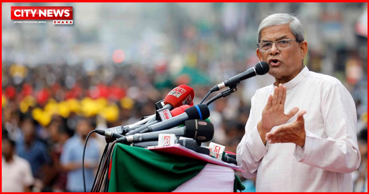 তারেক রহমান দেশকে ধ্বংসস্তূপ থেকে রক্ষা করেছেন: মির্জা ফখরুল