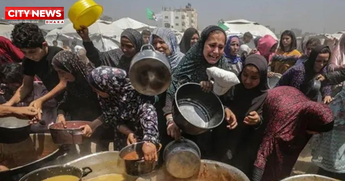 গাজায় অনাহারে আরও ১০ জনের মৃত্যু