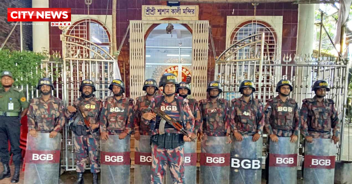 সারাদেশে ২৮৫৭ পূজামণ্ডপের নিরাপত্তায় ৪৩০ প্লাটুন বিজিবি