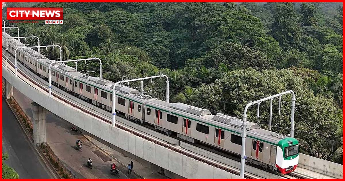 এবার ঢাকার দুই প্রান্তকে যুক্ত করতে আসছে নতুন মেট্রোরেল