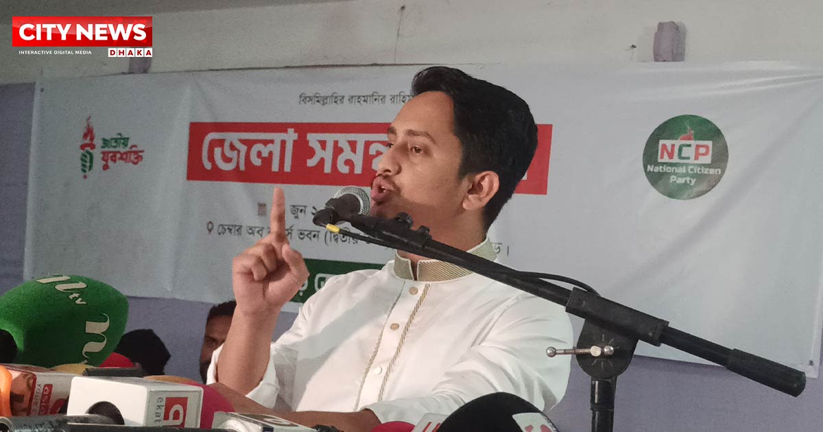 এই অন্তর্বর্তীকালীন সরকারকে দুর্বল হিসেবে দেখতে চাই না পঞ্চগড়ে সারজিস আলম