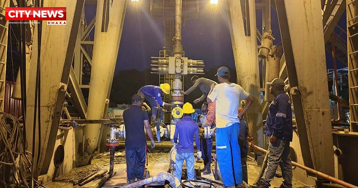 বন্ধ কূপে মিলল গ্যাস, উঠবে ২০ বিলিয়ন ঘনফুট