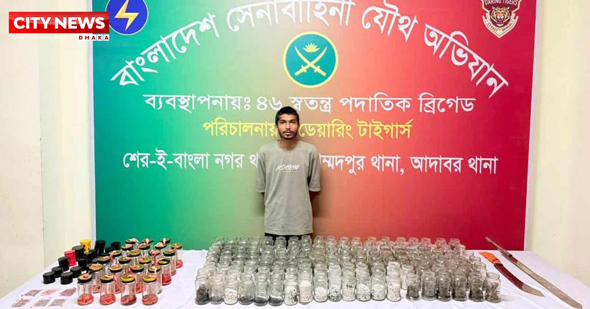 মোহাম্মদপুরে সেনা অভিযানে ককটেল ও পেট্রোল বোমা উদ্ধার, আটক ১