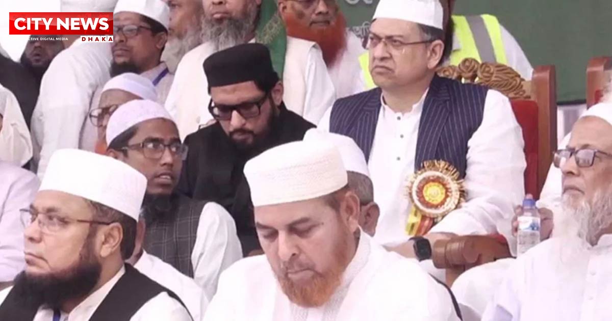 সোহরাওয়ার্দীতে খতমে নবুওয়ত মহাসম্মেলনে তিন দলের শীর্ষ নেতারা