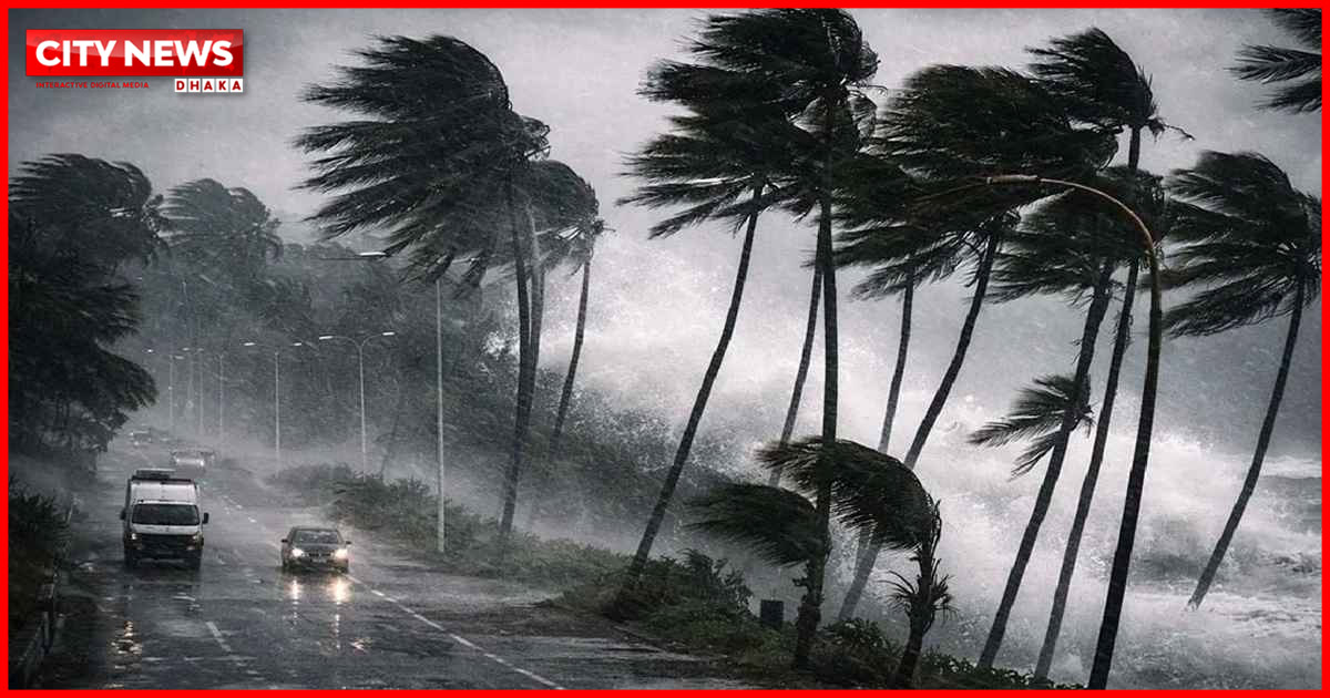 রাতে ঢাকাসহ দেশের ১০ অঞ্চলে শক্তিশালী ঝড়ের আভাস