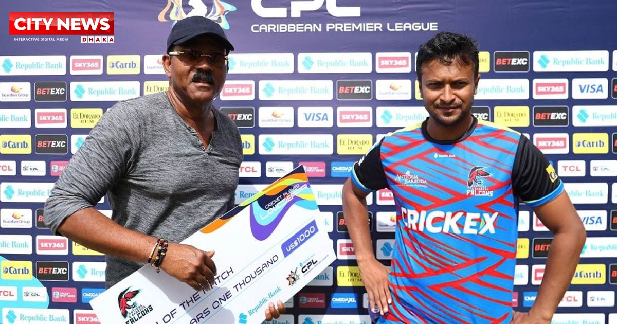 বিশ্বরেকর্ড গড়ে দলকে জেতালেন সাকিব, হলেন ম্যাচসেরাও