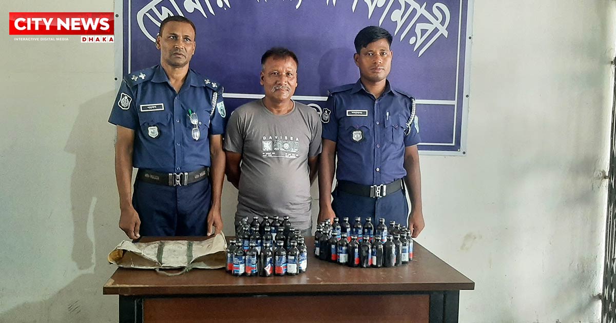 ডোমারে ফেনসিডিলসহ মাদক বিক্রেতা গ্রেফতার