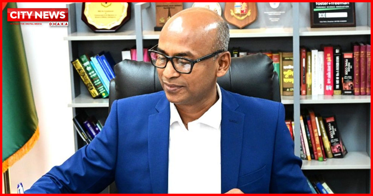 সিআইডির নতুন প্রধান ব্যারিস্টার মোশাররফ হোছাইন
