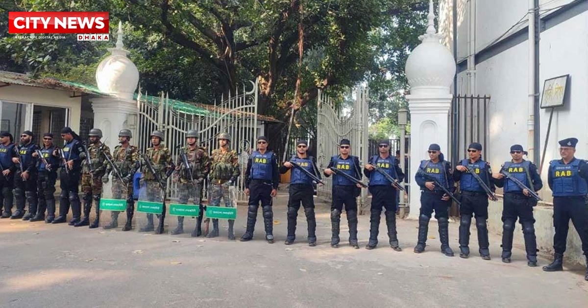 ট্রাইব্যুনালে কড়া নিরাপত্তা