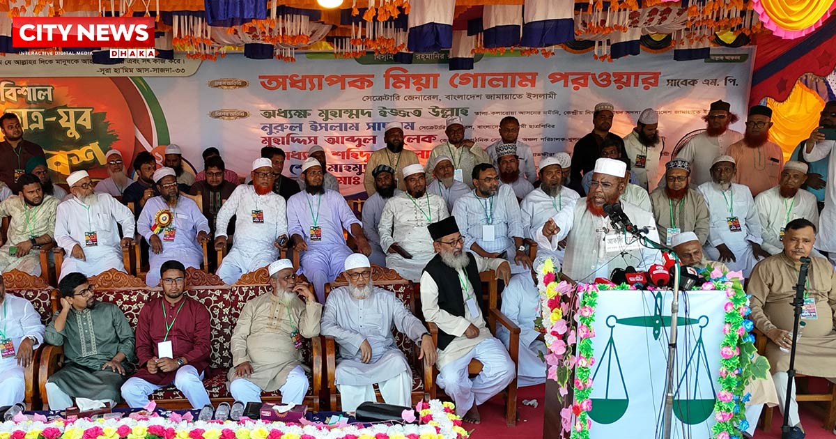 গণভোট না হওয়া পর্যন্ত দেশে কোন নির্বাচন হবে না: মিয়া গোলাম পরওয়ার