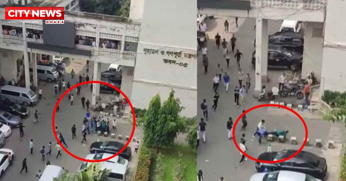 সচিবালয়ে ঢুকে পুলিশ সদস্যকে পেটালেন শিক্ষার্থীরা, ভিডিও ভাইরাল