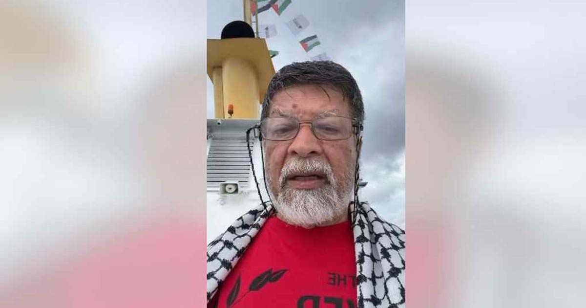 ঝড় উপেক্ষা করে গাজার পথে ফ্লোটিলা ‘কনসায়েন্স’, শহিদুল আলমের ভিডিও বার্তা