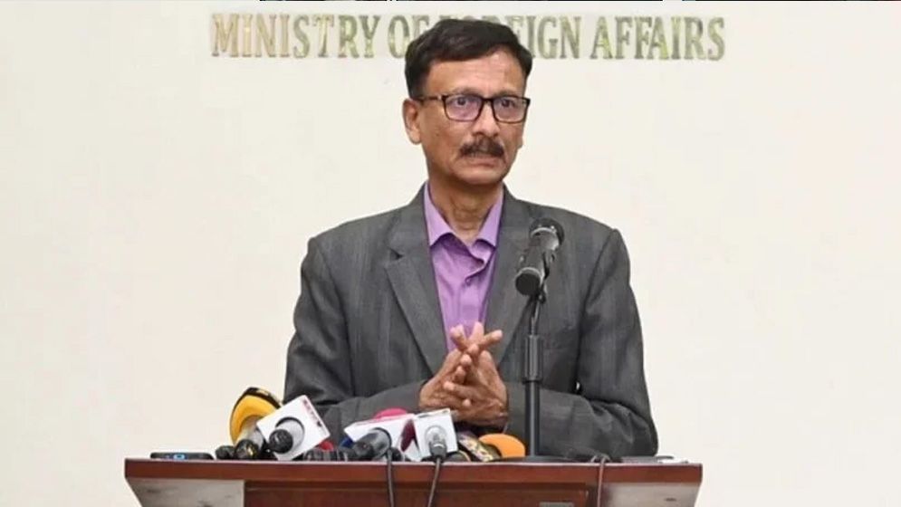 নির্বাচন নিয়ে প্রতিবেশীদের উপদেশ সম্পূর্ণ অগ্রহণযোগ্য: পররাষ্ট্র উপদেষ্টা